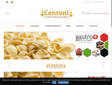 Tablet Screenshot of centoni.it