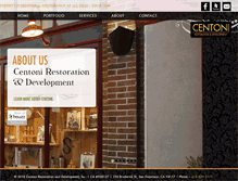 Tablet Screenshot of centoni.com